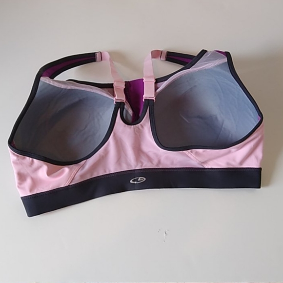 Target Power Shape Max Sports Bra Purple Pink Blk - Picture 2 of 4